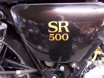 Adesivos de capa lateral Yamaha SR500 - Imagem 1 de 2