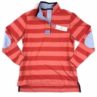 XS Para Mujer Marea Sur Skiptide Pullover Camisa Rayas Rugby Look Foto 1 de 2