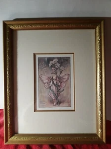 Beautifully framed Yarrow Fairy -Framed and matted - Picture 1 of 5