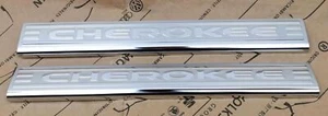Door Sill Foot Plates Complete Jeep Cherokee 82214008AB New Original - Picture 1 of 10