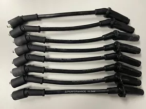 ZZPerformance 10mm Black Ignition Spark Plug Wires LS1 LS2 LS4 LS6 LS7 LS9 Set 8 - Picture 1 of 9