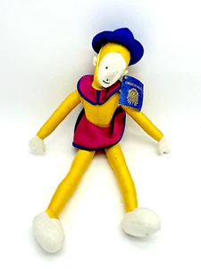 Cirque De Soleil Saltimbanco Yellow Jupette 18" Alice Doll Plush Toy Yellow WT - Picture 1 of 14