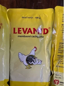 7X Levamid For P0ultry Dewormer Allworms Round and Tap Worm Free 100gr - Picture 1 of 5