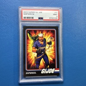 G.I. JOE SHIPWRECK PSA 9 LOW POP Cobra 2023 SDCC Super7 Rare BLACK Sailor Card - Picture 1 of 2