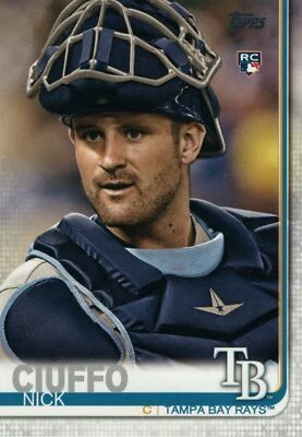 #457 Nick Ciuffo Rookie Tampa Bay Rays 2019 Topps Series 2 Baseball Card GAW - Image 1 of 2