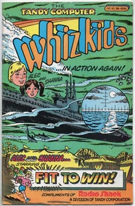 Tandy Computer Whiz Kids Fit To Win 1988 Radio Shack Comic Book Second Printing - Picture 1 of 2