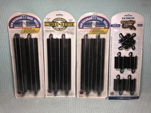 NUOVO Bachmann EZ-Track 9" incrocio dritto e 90 gradi nero fondo stradale NUOVO - Foto 1 di 1