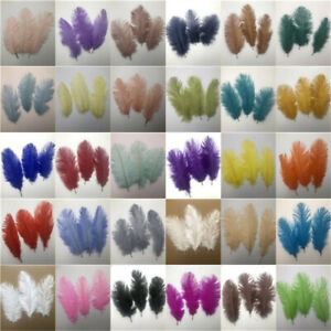 10-100 pcs 6-8 inches/15-20 cm natural ostrich feathers 29 colors available DIY