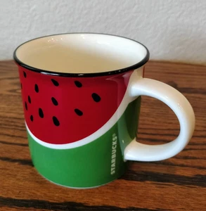 Starbucks 2022 Summer Ceramic Mug Coffee Cup Strawberry 12 oz - Picture 1 of 10