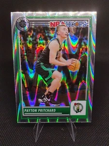 Payton Pritchard 2023-24 Hoops Premium Stock Raywave Prizm Boston Celtics - Picture 1 of 2