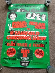Vintage Paul Daniels Fairfield Halls Christmas Show Poster 1984 - Picture 1 of 9
