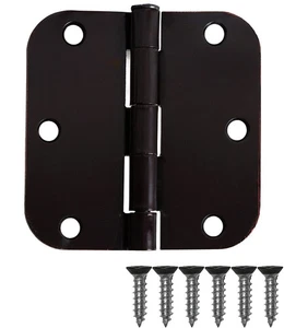 50 Stück Türscharniere Bronze mit Ölschliff - 3,5 x 3,5 Zoll Innenscharniere - Bild 1 von 7