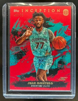 2021-22 Topps Inception OTE Jean Montero RC Red Rookie #/75 - Image 1 of 2