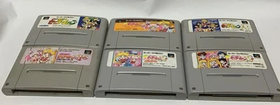 Sailor Moon Super Famicom 6-pack set, working condition confirmed, Japanese sell - Image 1 of 4