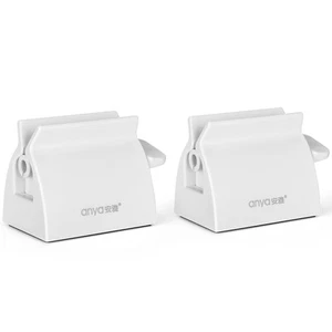 2pcs Rolling Tube Toothpaste Squeezer Toothpaste Seat Holder Stand for Bathro... - Picture 1 of 8