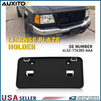 Soporte de matrícula para parachoques delantero Ford Ranger 2001 2002 2003 2004 2005 OEM Foto 1 de 4