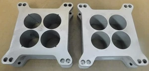 Trans-Dapt 2549/2432 Aluminum 4150 Spacers, 2" Thick, 1.750 Dia 4-Hole. Pair - Picture 1 of 2