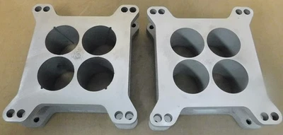 Trans-Dapt 2549/2432 Aluminum 4150 Spacers, 2" Thick, 1.750 Dia 4-Hole. Pair - Image 1 of 2