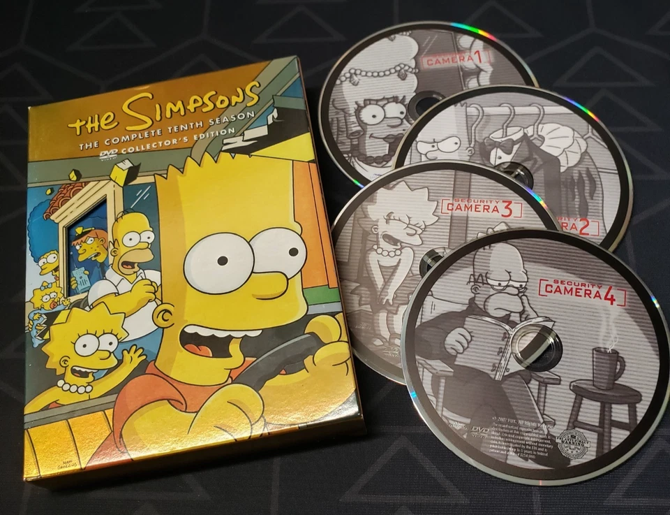 The Simpsons: Season 10 (DVD) 4-Disc Collector's Edition Set 1999 tv show series - Image 1 of 1