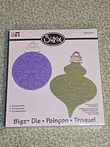 Ultra Rare 2009 Sizzix Die Christmas Ornaments 656297 Retired New - Picture 1 of 9
