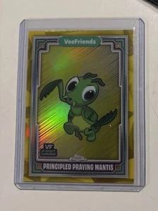 ๐ฅ2025 Topps Chrome VeeFriends - YELLOW REFRACTOR Principled Praying Mantis - Picture 1 of 2