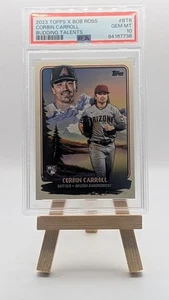 2023 Topps X Bob Ross The Joy of Baseball - Corbin Carroll #BT-6 PSA 10 Budding - Bild 1 von 2