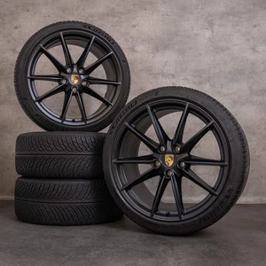 Porsche 911 Winterräder 20 21 Zoll 992 I Felgen 992601025C 992601025E schwarz - Bild 1 von 5