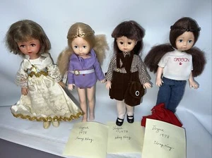 8” Vogue Ginny Dolls Set Of 4 Random Sasson And More Lot #M3 - Picture 1 of 8