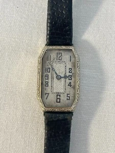 alte ART DECO vintage Armbanduhr, 18x26mm - Bild 1 von 8