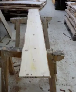 Zypresse Mammutbaum Holz Bohlen Bretter Drechselholz Gitarrenbau,197x24x2,1 cm - Bild 1 von 2