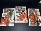 RECKLESS: 3 HARDCOVERS BY ED BRUBAKER! VF CONDITION! SEAN PHILLIPS! $75 VALUE!