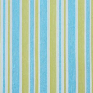 Essentials Outdoor Stain Resistant Upholstery Drapery Fabric Aqua Yellow / Lagoo - Picture 1 of 3