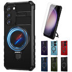 For Samsung S24 Ultra S23 S22 S21 Magnetic Rugged Case Cover + Screen Protector