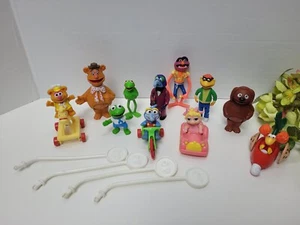 HA! Inc 1978 The Muppets 11 Action Figure Lot Kermit Scooter Gonzo Rowlf Fozzy - Picture 1 of 16
