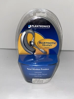 Plantronics M2500 Gray/Silver Ear-Hook Headsets Bluetooth New In Package 2005! - Image 1 of 4