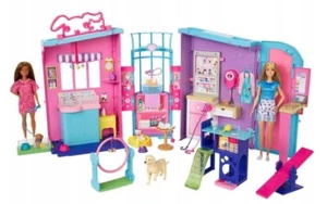 BARBIE ANIMAL SITTER DOLL x 2 + dogs + accessories play set HRG81 Mattel - Bild 1 von 8