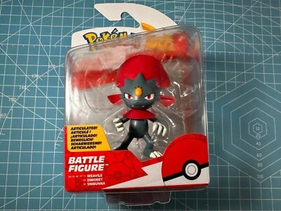 Jazwares Pokemon WEAVILE 3 英寸战斗功能可动人偶正品 - 全新! — 第 1/3 张图片