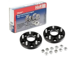 H&R Trak+ 25mm DRM Wheel Spacers - Black (5/114.3 - 66.2 CB - 12x1.25) - Picture 1 of 1