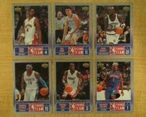 2007-08 Upper Deck First Edition Basketball All-NBA Team Starter Set 6/15 - Picture 1 of 2