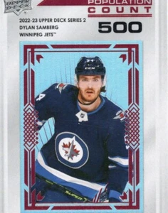 2022-23 Upper Deck Population Count 500 #PC-52 Dylan Samberg RC - Picture 1 of 1