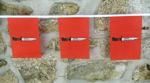 Britische Armee Infanterie Flagge Wimpelkette - 6 Meter Länge - Bild 1 von 4