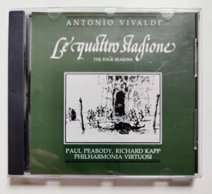 Antonio Vivaldi - The Four Seasons - Peabody, Kapp, Philharmonic Virtuosi - CD - Imagen 1 de 4