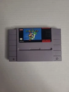 Super Mario World (SNES, 1991) Authentic Cartridge Tested - Picture 1 of 5