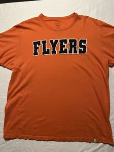 ‘47 BRAND T-SHIRT TEE NHL PHILADELPHIA FLYERS SIZE XL ORANGE - Picture 1 of 4