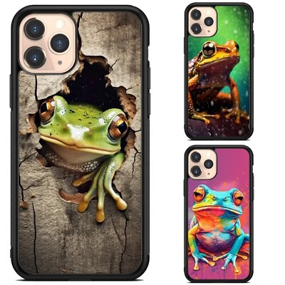 Funda rígida TPU para Motorola Moto Google Pixel OnePlus mágica rana feliz Foto 1 de 4