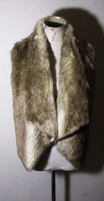 Chaleco de piel sintética JACK by BB Dakota marrón envolvente talla S nuevo sin etiquetas Foto 1 de 4