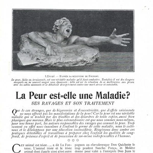 La peur est-elle une maladie ? - Article de presse 1903 - Picture 1 of 4