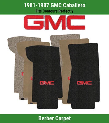 Lloyd Berber Front Row Carpet Mats for 1981-1987 GMC Caballero w/Red GMC 1 Logo - Image 1 of 4