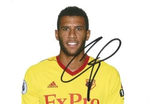 WATFORD & VILLARREAL: ETIENNE CAPOUE SIGNED 6x4 PORTRAIT PHOTO+COA - Picture 1 of 1