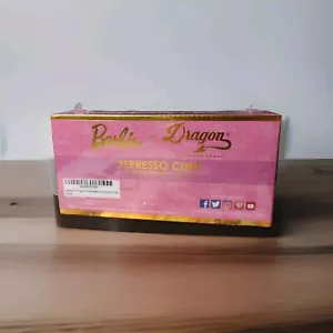 O New Sealed Barbie Dragon Espresso Cups - Picture 1 of 6
